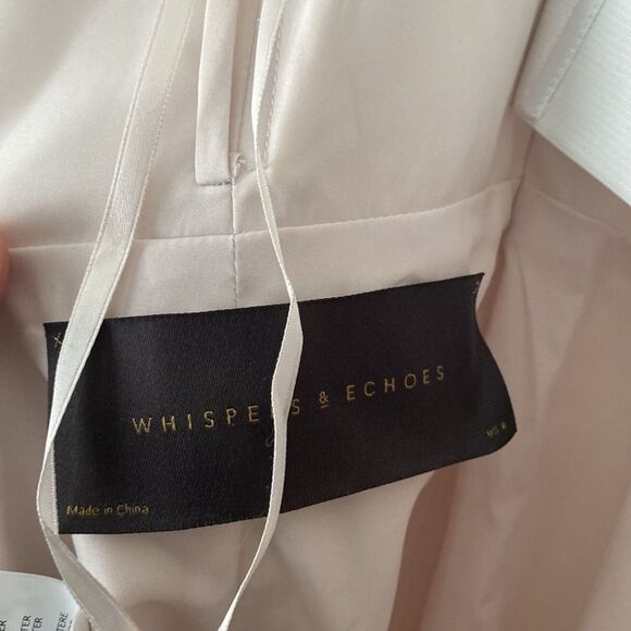 NWT BHLDN Whispers & Echoes Eastcote Strapless Bridal Wedding Gown Dress Size 8 - Picture 13 of 16